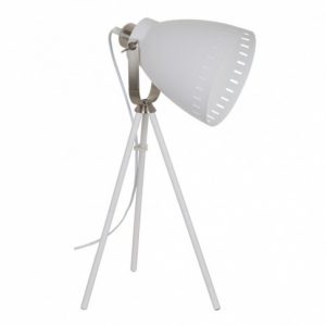 Lampa industrialna stojąca biała Franklin