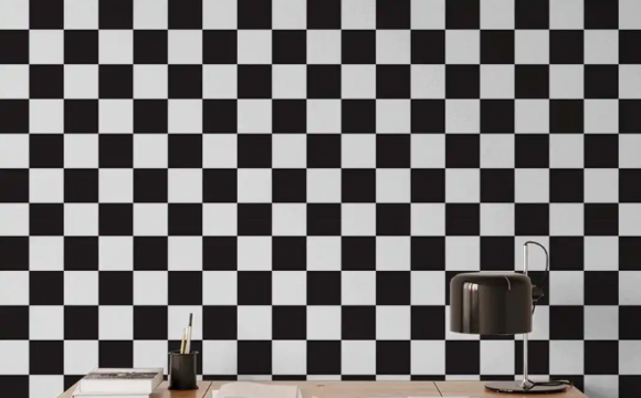 tapety na ścianę wzory geometryczne