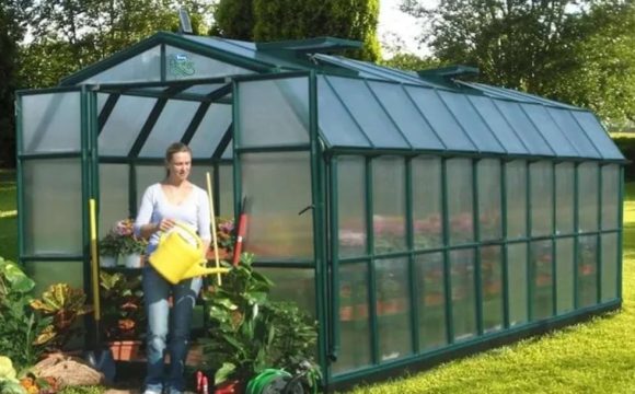 Zielona szklarnia 267x639 cm z poliwęglanu 6mm