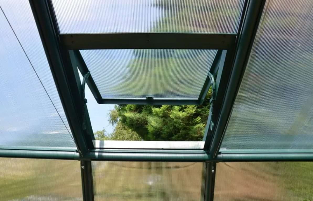 Zielona szklarnia 267x639 cm z poliwęglanu 6mm