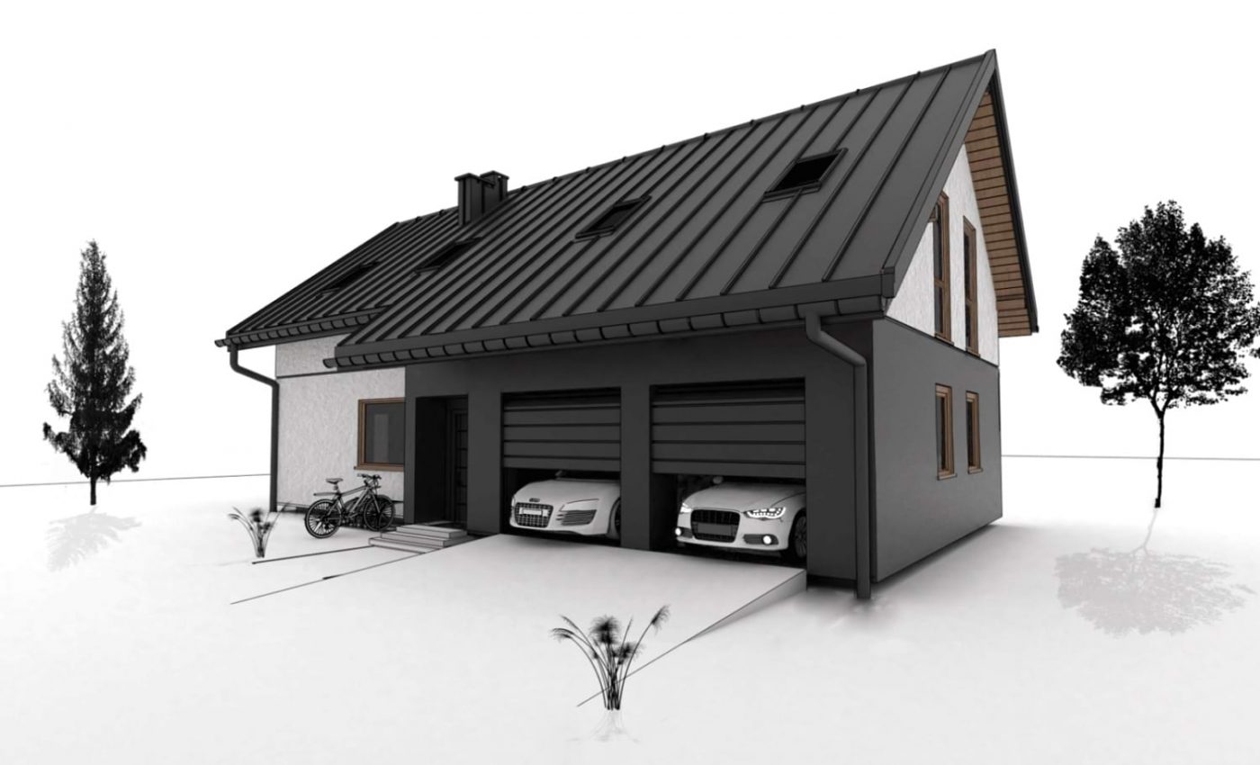 projekt domu 131C Kompakt Fit